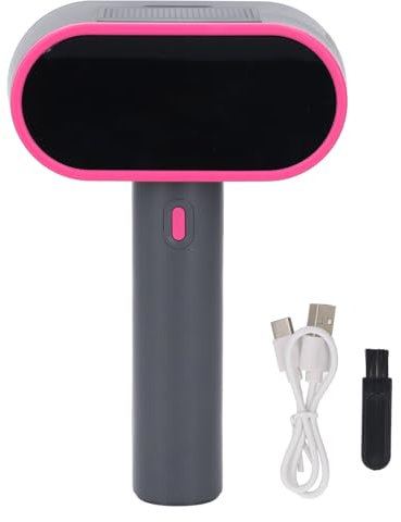 Rasoio Elettrico per Tessuti, Levapelucchi Professionale, Levapelucchi Elettrico con Doppia Testina, Defuzzer Portatile Ricaricabile con 4 velocità 12 Lame per Vestiti, Divani,
