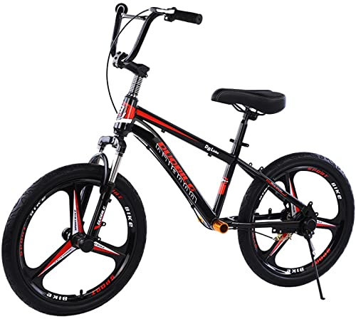 16/18 20 Zoll Laufrad mit Bremsen/Fußstütze, Geschenk für große Kinder/Erwachsene/Bo/Mädchen, verstellbarer Lenker/Sitz, kein Pedal, Kleinkind-Laufrad, unterstützt 100 kg (Farbe: Rot, Größe: 16 Zoll