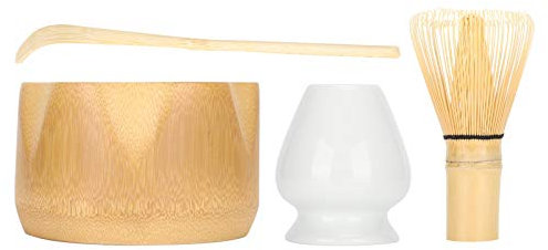 Set di frusta for matcha, set di strumenti for la preparazione del matcha Frusta for tè Scodella for tè Ciotola in ceramica Porta frusta for tè Set di stoviglie for studenti o dilettanti di Matcha / 5