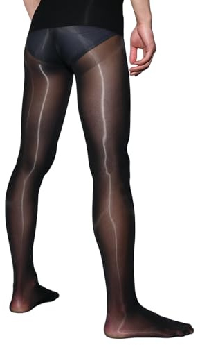 Hephestus Men's Tights Pantyhose 8D - Oil Shiny Glossy Soft Nylon Sheath Underwear 1 PCS Silky Texture