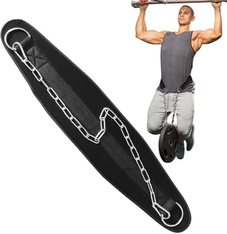 Cinturón De Musculación,Cinturón De Gimnasio | Máquina De Fitness Con Protección De Cintura Cadena De Acero | Para Mujeres Entrenamientos Ejercicios En El Hogar Callistenia Entrenamiento