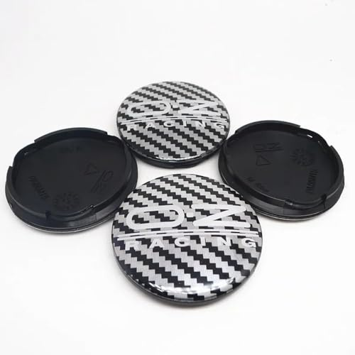 genmaimeifumu 4 Stück Nabendeckel Radnabenkappen für OZ Racing M595 O.Z 62MM, Felgendeckel Felgenkappen Radkappen-Set Radnabenabdeckung Radnabendeckel Nabenkappen,A
