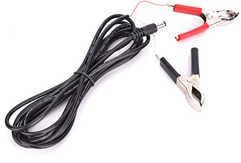 Aolidsive 2Pcs DC Power Plug Male to Clamp/Holder Wire 3 Meters 12V/24V for LED Connector CCTV Camera Power Supply Cable