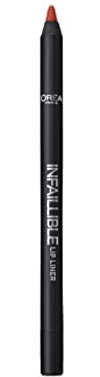 L'Oreal Paris Infallible Lip Liner, 105 Red Fiction
