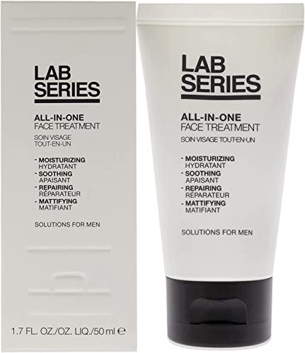 Lab Series Men's All-In-One Face Treatment - Face Moisturizer for Fine Lines & Wrinkles- Facial Lotion Skin Care for Men - With Hyaluronic Acid, 1.7 Fl Oz
