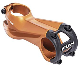 Funn Stryge Cykelhöjdstyr med 7 graders lutning - Längd 80mm styr med 31.8mm styrfäste, Cykelstyr för Mountainbike, BMX-cykel, Landsvägscykel och Gruscykel (Orange)