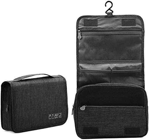 Trousse/Sac de Toilette,Cube avec Crochet Suspendu, Bouteille de Voyage pour Produits Beauté et Douche | Organisateur imperméable pour Les Accessoires de Bain， Compartiments Multiples