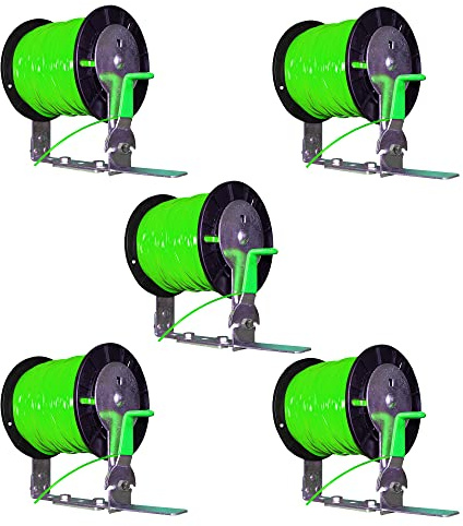 Green Touch Industries XD105 String Trimmer Line Spool Tool Accessory Storage Rack w/Built In Wire Cutter for Trailers & Garages (5 Pack)