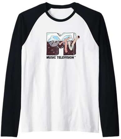 MTV Logo Cola und Eiswürfel Raglan