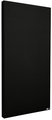 Bluetone Acoustics Wall Panel Pro - Professionel Schallabsorber - Akustikpaneele für die Raumakustik - Akustikplatten und absorber - Acoustic Panel - Akustikelemente (100x50x5cm, Schwarz)