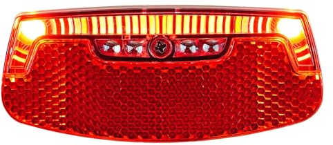 BV Bike Taillights, Rear Light, Carrier Light, LED, Bicycle Lights for Night Riding, Easy to Install for Cycling Safety Lights