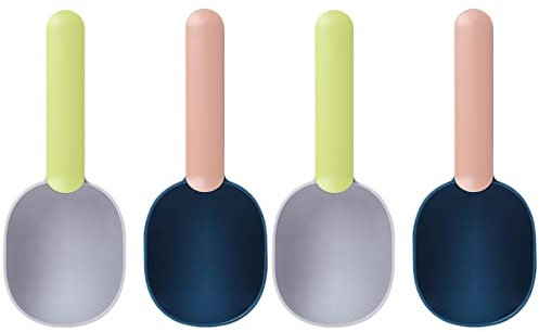 Mipcase 4pièces Pelle à Nourriture pour Animaux Cuillère Portable pour Nourriture De Chat Et Chien Pratique Et Légère Idéale pour Déplacements