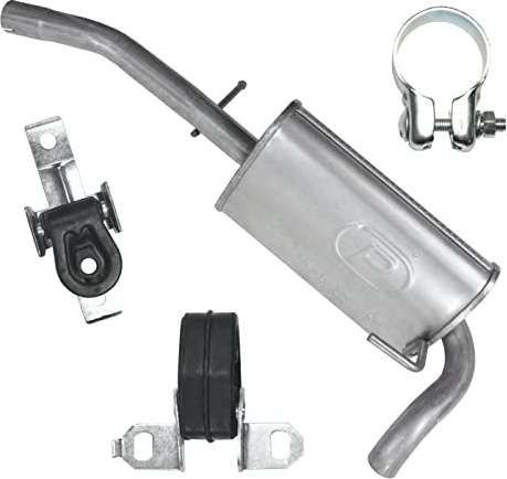 Polmo Endtopf Auspuff für Seat Arosa 1 I VW Lupo 1 I 1.0 1.4