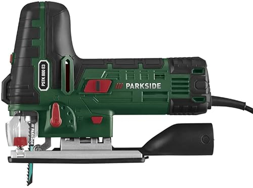 Parkside® - Sega a pendolo PSTK 800 E3, con guida laser, seghetto alternativo elettrico, 230 V