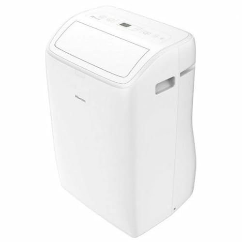 Hisense, APC12QC, Climatizzatore Portatile,12000BTU/h, 3.5kW, 3-in-1 (Raffrescamento,Ventilazione,Deumidificazione),63dB,LED Display,Timer 24h, Telecomando[Classe energetica A]