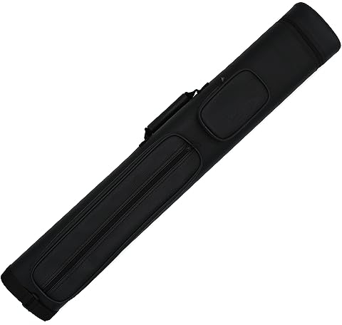 BILMAG Billard Queue Köcher Tasche Queueköcher Queuetasche, Cue Grand, 2/4, 87cm (Schwarz)