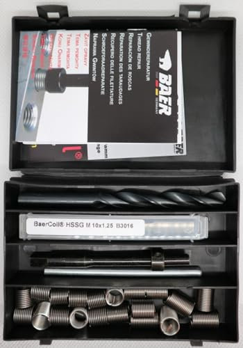 BaerCoil Kit de réparation de filetage M 10 x 1,25