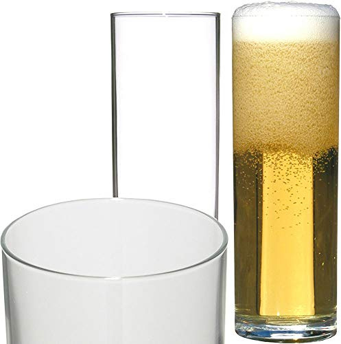 Glasveredlung Schmitz Kölner Stange 24 cl 151 mm Kölschglas, Veredlerqualität, 0,2 Liter ohne Füllstrich, 4 Stück