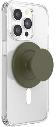PopSockets Phone Grip for MagSafe, Magnetic Holder, Phone Stand, Green - Soft Touch Fatigue