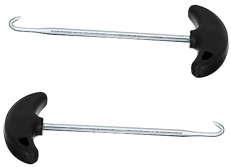 Toddmomy Tendeur De Lacets en Acier Inoxydable en Forme De T 2 Pièces Tire-Lacets pour Une Utilisation Facile