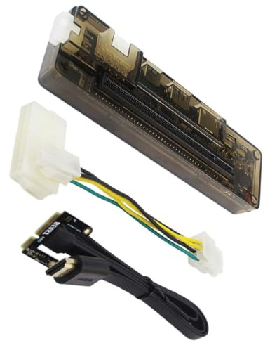 UTHCLO Station d'accueil Graphique Externe Pci-e X16 Portable Multiples Interfaces, Support Jusqu'à 220w, Accessoire pour Cartes Graphiques et Ordinateurs Portables Plusieurs Styles