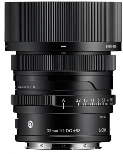 SIGMA Objectif 35mm f/2 DG Noir Contemporary Compatible avec Sony E