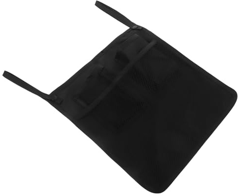 UTHCLO Kinderwagen Organizer Tasche Aufbewahrungstasche aus Schwarzem Polyester mit Reißverschluss Kompatibel für Babybuggy und Kinderwagengriff
