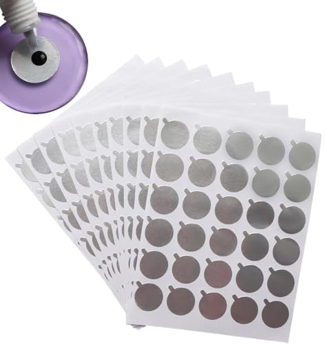 Tampons de colle jetables pour extensions de cils en feuille d'aluminium, autocollants de support de colle pour cils auto-adhésifs à séchage lent, pour maquillage cosmétique
