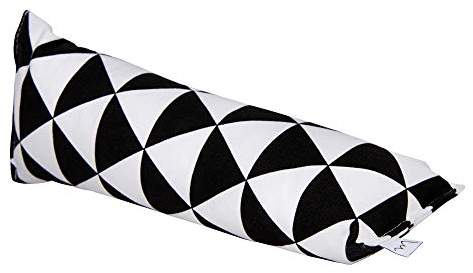 MINOUMI Spielrolle Designed cat Toys | Katzenspielzeug mit Katzenminze | Handmade in Germany (Dreieck, Schwarz-Weiß)