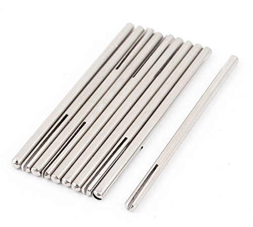 Aexit Split Schleifmittel & Veredlungsprodukte Zähne 2 mm Schaft Dia Schleifpapier Dorn Halter Jewelry Schleifzubehör Werkzeug 10 PCS