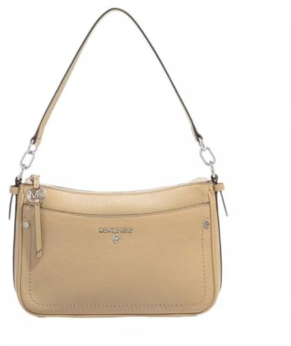 Michael Kors Damen JSET Charm POCH XBODY Bag, Camel