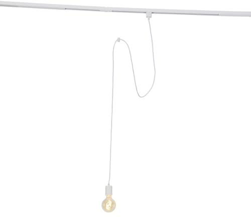 Qazqa Modern Schienenleuchte für Schienensystem - Iconic Cavalux - Weiß, Rund, 4.6cm, Ideal als Küche lampe und