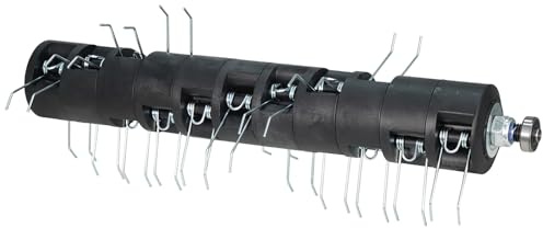 Makita 1913J7-6 Lüfterwalze für Akk-Vertikutierer UV001G, Haken aus Stahl, Arbeitsbreite 38 cm