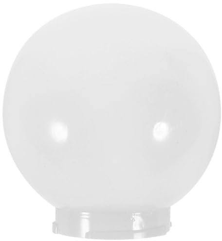 OSALADI Pantalla Esférica De Acrílico Para Exterior 9.8 Pulgadas Cubierta De Luz De Pared Para Jardín Juego De 2 Piezas Decoración De Iluminación Interior Y Exterior