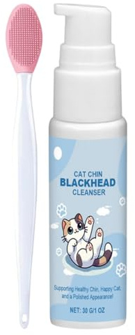 Detergente per mento Cat,Detergente per mento Cat Black | Lozione detergente per testa nera con,Efficace detergente profondo, spray per la pulizia per cani e gatti