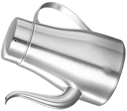POPETPOP Dispensador de Aceite de Acero Inoxidable de 18 Oz Boquilla Antigoteo y Diseño Antifugas para Cocina, Recipiente Práctico para Aceite y Vinagre