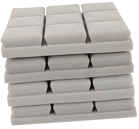 CLISPEED Sound Absorbing Cotton Soundproof Board Sound Insulation Panels with Self-Adhesive Flame Retardant Acoustical Foam for Studio Room Wall Treatment 4Pcs