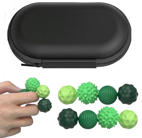 8 Piezas Magnéticas Antiestrés, Juguetes Sensoriales para Aliviar Ansiedad y Estrés, Fidget Toys, Magnetic Fidget Balls, Retro Controller para ADHS Niños y Adultos Anti-ansiedad Anti-Stress
