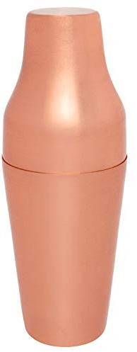 Piazza 475160 coctelera de acero inoxidable con dos partes de cobre, capacidad de 600 ml