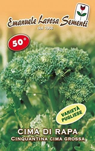 Semi Cime Di rapa 50 Giorni,2 Buste, Mondonatura Srl