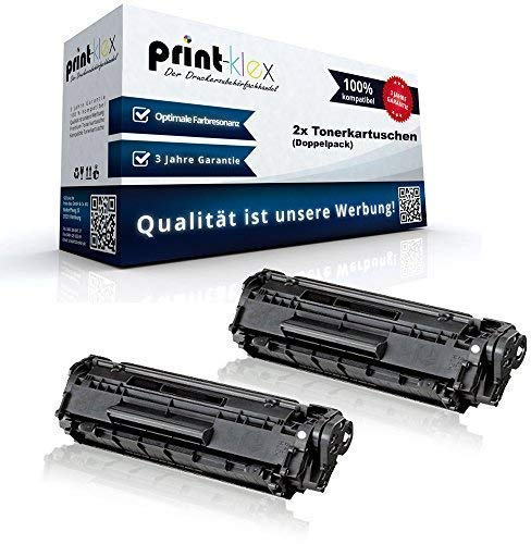 2x Print-Klex Tonerkartuschen kompatibel für HP LaserJet Pro M15a M15w M17a M17w M28a M28w CF244A 44 A CF244 A 44A Black Schwarz - Office Print Serie