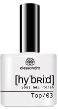 Alessandro Hybrid Lack Top Coat – Überlack -In Nur 3 Schritten - Perfekte Nägel Ohne Led -Bis Zu 10 Tagen Halt!