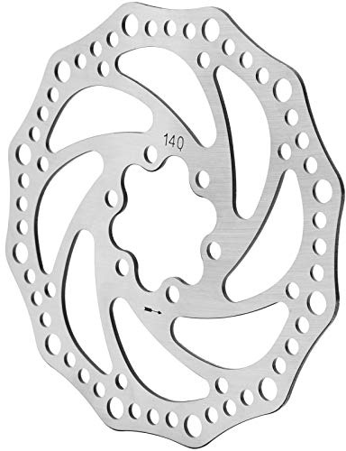 Stainless Steel Brake Disc, Electric Scooter Brake Disc, Durable Bicycle Brake Pad Braking Part 34mm Brake Disc 140mm for Electric Scooter Modification Accessories Outdoor Mountain Bike