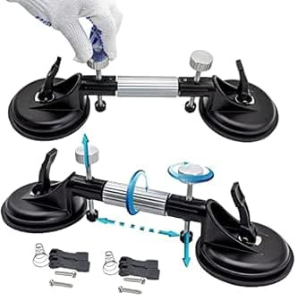 2 Stück verstellbare Saugnäpfe 15,2 cm Granitnaht Setter Fliesen für Stein-Marmorplatte Glas Verbinden und Nivellieren Professionelles Arbeitsplatten-Installationswerkzeug