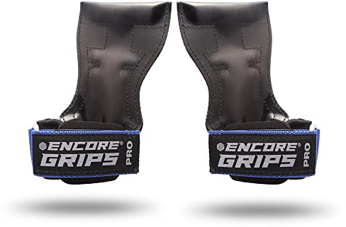 Encore Grips Zughilfen für Krafttraining & Bodybuilding – Moderne Grip Pads mit Schnell-Wickeltechnik & Handgelenkstütze – Mehr Gewicht & Halt als Klassische Lifting Straps