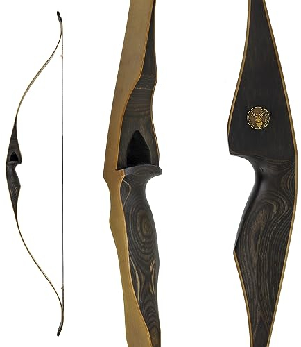 Jackalope Moonstick Carbon - 50 Zoll - 20-50 lbs - One Piece Recurvebogen (20 lbs, Linkshand)