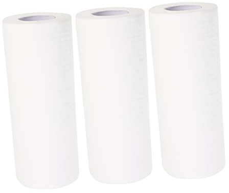 KOMBIUDA Teatowels Kitchen Washable Kitchen Towel, Non-woven Tableware Wipe for Dish Cloths Washing, 3 Rolls, Strong Cleaning Ability for Cleaning Pots and Windows