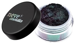 Neve Cosmetics Ombretto vegano in polvere libera 100% minerale Dragon Nero amplificato dal doppio duochrome verde e viola Vegan 2 gr