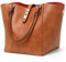 sqlp Shopper Tasche Damen Groß Leder Handtasche for Women Gross Henkeltaschen Big Bag Arbeit Handtaschen für Damen Schultertaschen