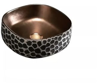 DIANXI Lavabo da appoggio for Bagno Art Hotel Lavabo Singolo Lavabo Quadrato Nordico for Balcone for la casa(Size:A)